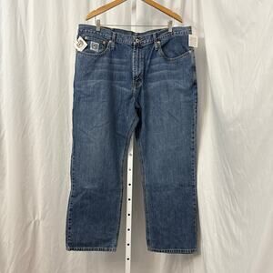 Cinch Jeans Mens 40 x 30 White Label Relaxed Fit Blue Workwear Straight Leg
